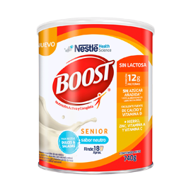 BOOST Senior Sabor Neutro Sin Lactosa 740g